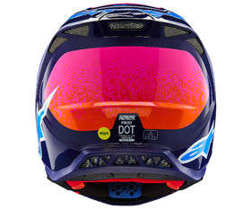 Casque cross Alpinestars S-M10 Records 2026 Derrière