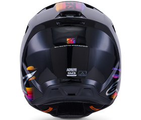 Casque cross Alpinestars S-M3 Force Noir 2026 Derrière