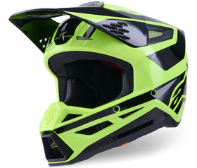 Casque cross Alpinestars S-M3 Heat Jaune Fluo 2026