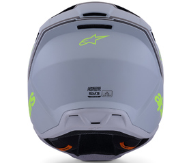 Casque cross Alpinestars S-M3 Radium Gris 2026 Derrière