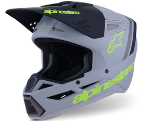 Casque cross Alpinestars S-M3 Radium Gris 2026