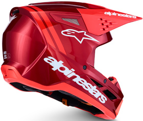 Casque cross Alpinestars S-M3 Radium Rouge 2027 Côté