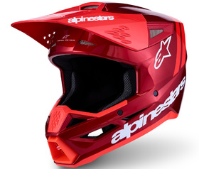 Casque cross Alpinestars S-M3 Radium Rouge 2027