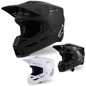 Casque cross Alpinestars S-M3 Solid 2026