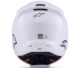 Casque cross Alpinestars S-M3 Solid Blanc 2026 Derrière