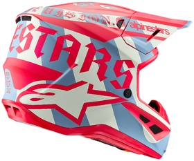 Casque cross Alpinestars S-M7 Beast Coast 2026 Côté