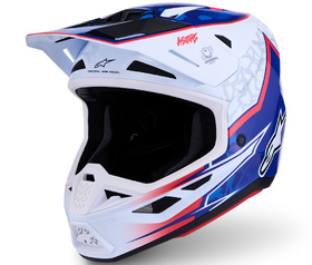 Casque cross Alpinestars S-M7 Blaster Bleu 2027