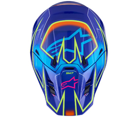 Casque cross Alpinestars S-M7 Cast 2026 Dessus