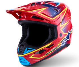 Casque cross Alpinestars S-M7 Cast Rouge 2027