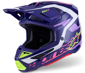 Casque cross Alpinestars S-M7 Deed Violet 2026