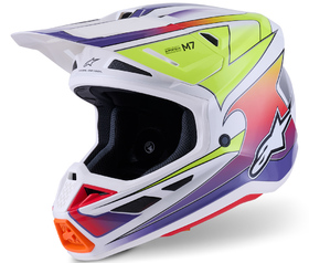 Casque cross Alpinestars S-M7 Fuse Blanc 2026