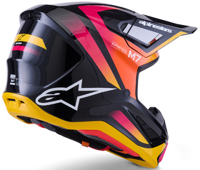 Casque cross Alpinestars S-M7 Rise Jaune 2026 Côté