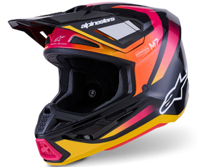 Casque cross Alpinestars S-M7 Rise Jaune 2026