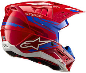 Casque cross Alpinestars SM5 Action 2 Rouge 2024 Côté