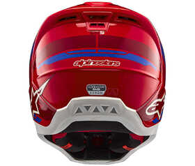 Casque cross Alpinestars SM5 Action 2 Rouge 2024 Derrière