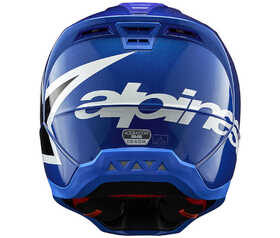 Casque cross Alpinestars SM5 Corp Bleu 2024 Derrière