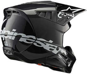 Casque cross Alpinestars SM5 Corp Noir 2024 Côté