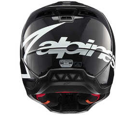 Casque cross Alpinestars SM5 Corp Noir 2024 Derrière