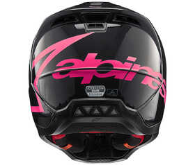 Casque cross Alpinestars SM5 Corp Rose 2024 Derrière