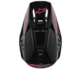 Casque cross Alpinestars SM5 Corp Rose 2024 Dessus