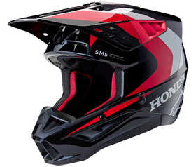 Casque cross Alpinestars SM5 Honda Noir 2024