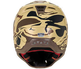 Casque cross Alpinestars SM5 Mineral Marron 2024 Derrière