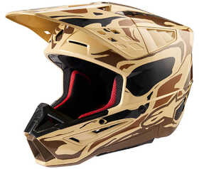 Casque cross Alpinestars SM5 Mineral Marron 2024