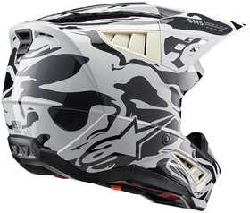 Casque cross Alpinestars SM5 Mineral Noir 2024 Côté