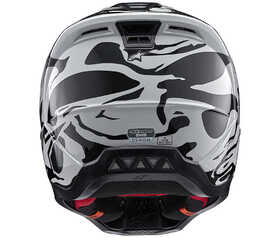 Casque cross Alpinestars SM5 Mineral Noir 2024 Derrière