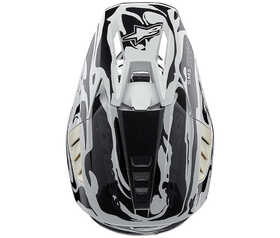 Casque cross Alpinestars SM5 Mineral Noir 2024 Dessus