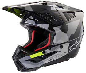 Casque cross Alpinestars SM5 Rover 2 Jaune Fluo 2024