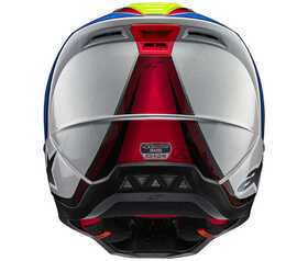 Casque cross Alpinestars SM5 Sail Jaune Fluo 2024 Derrière