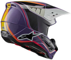 Casque cross Alpinestars SM5 Sail Violet 2024 Côté