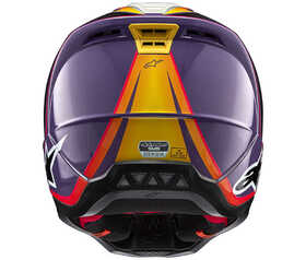 Casque cross Alpinestars SM5 Sail Violet 2024 Derrière