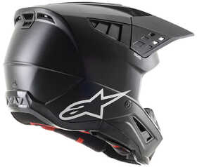 Casque cross Alpinestars SM5 Solid Noir Mat 2024 Côté