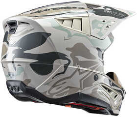 Casque cross Alpinestars SM5 Mineral Vert 2024 Côté