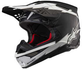Casque cross Alpinestars Supertech S-M10 Ampress Noir 2025