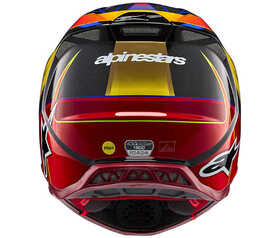 Casque cross Alpinestars Supertech M10 Era 2024 Derrière