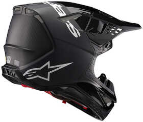 Casque cross Alpinestars Supertech M10 Flood Noir 2024 Côté