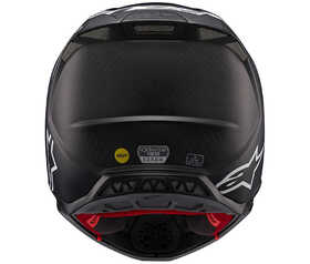 Casque cross Alpinestars Supertech M10 Flood Noir 2024 Derrière