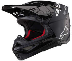 Casque cross Alpinestars Supertech M10 Flood Noir 2024