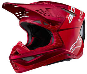 Casque cross Alpinestars Supertech M10 Flood Rouge Fluo 2024