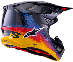 Casque cross Alpinestars Supertech S-M10 Black Hole 2026 Côté