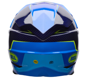 Casque cross Bell Moto-10 GP Vector Bleu 2027 Derrière