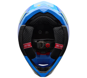 Casque cross Bell Moto-10 GP Vector Bleu 2027 Dessous