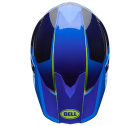 Casque cross Bell Moto-10 GP Vector Bleu 2027 Dessus