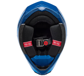 Casque cross Bell Moto-10 Mips Fade Bleu 2026 Dessous