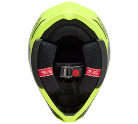 Casque cross Bell Moto-10 Mips Fade Jaune 2026 Dessous