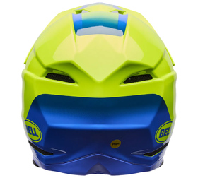 Casque cross Bell Moto-10 Mips Fade Jaune Fluo 2026 Derrière