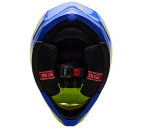 Casque cross Bell Moto-10 Mips Fade Jaune Fluo 2026 Dessous